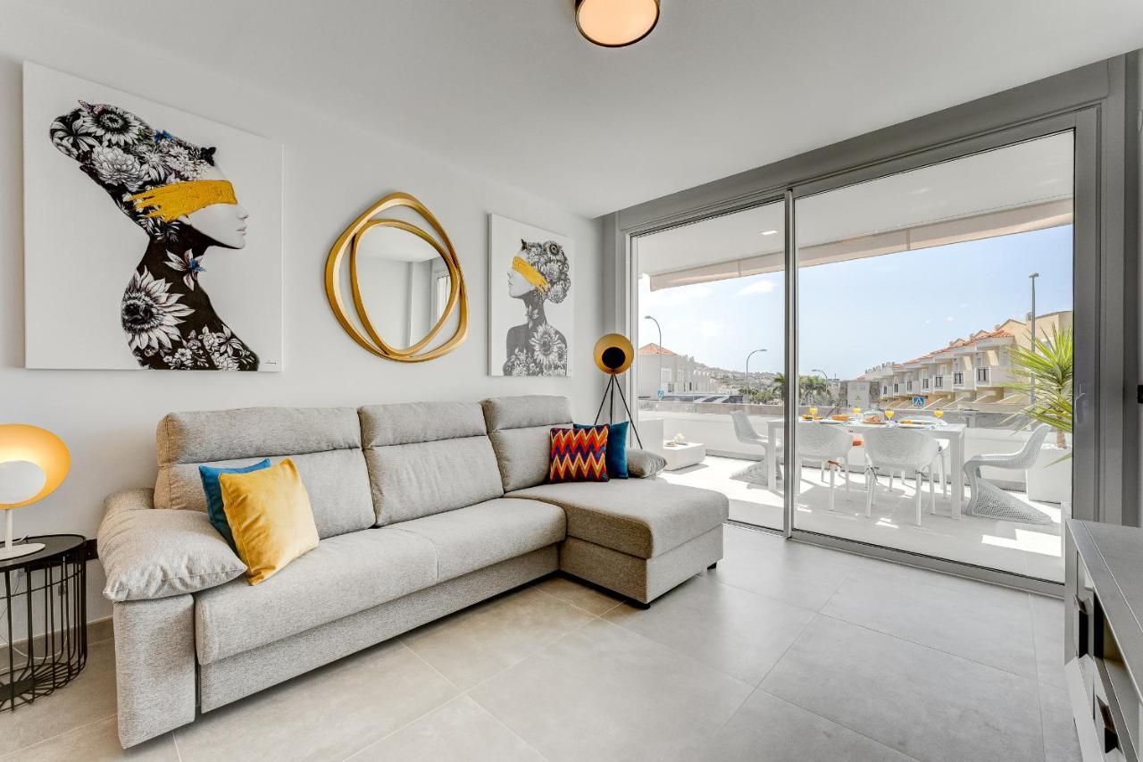 Modern New Apartment Las Terrazas De Costa Adeje. Heated Pool, Big Terrace And Private Parking 外观 照片