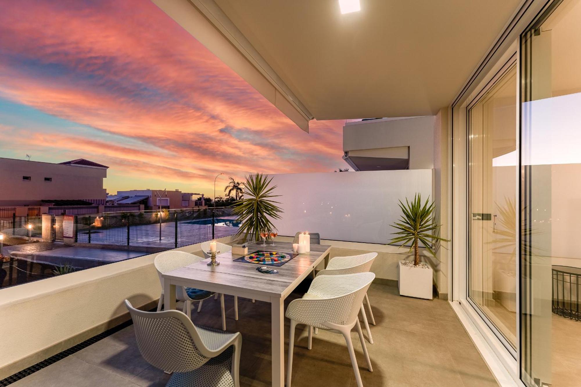 Modern New Apartment Las Terrazas De Costa Adeje. Heated Pool, Big Terrace And Private Parking 外观 照片